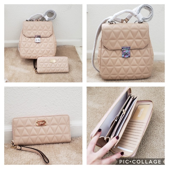 New Michael Kors backpack plus wallet main image 4